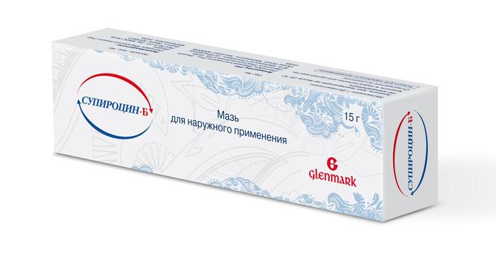 Изображение товара Супироцин-б мазь 2% 15г туба (Бетаметазон + Мупироцин)