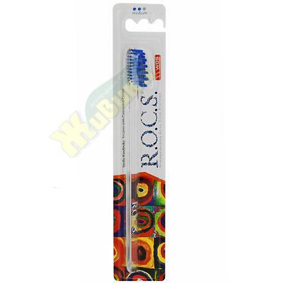 Изображение товара Зубная щетка R.O.C.S средняя жесткость для ежедневной гигиены
