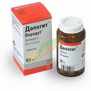 Изображение товара Допегит таб 250мг №50 для лечения артериальной гипертензии