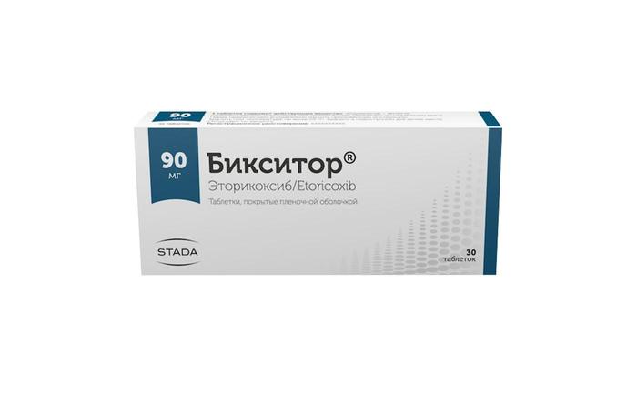 Изображение товара Бикситор таб п/об/пл 90мг №30 (Эторикоксиб)