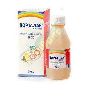 Изображение товара Порталак сироп 250 мл с лактулозой для размягчения стула