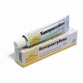 Изображение товара Контрактубекс гель 20г или 50г для рубцов и шрамов