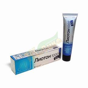 Изображение товара Лиотон 1000 гель 1000ме/г 50г туба (Гепарин натрия)