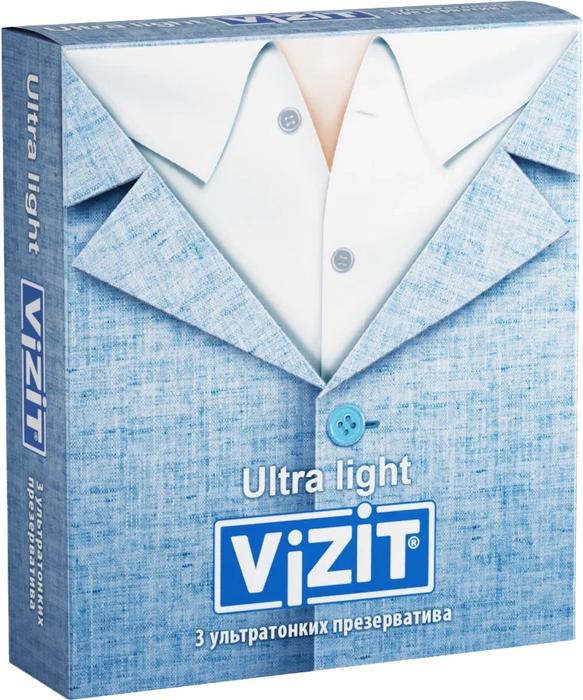 Изображение товара ВИЗИТ презерватив №3 ultra light/ультратонкие