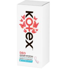 Изображение товара КОТЕКС Део ультратонкие прокладки ежедневные №20 (Kotex)