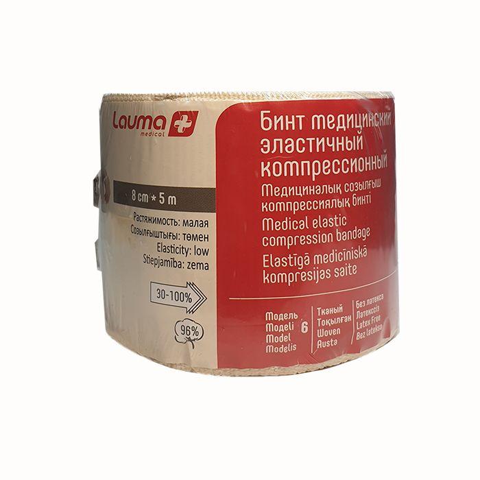 Изображение товара Эластичный бинт 0,08мх5,0м модель 6/лаума малой растяжимости