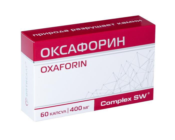 Изображение товара ОКСАФОРИН капсулы 60 шт - натуральный комплекс при мочекаменной болезни