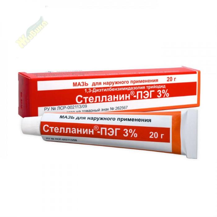 Изображение товара Стелланин-пэг мазь 3% для лечения гнойных процессов на коже