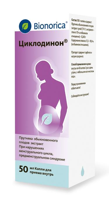 Изображение товара Циклодинон капли 50мл для нормализации менструального цикла и PMS