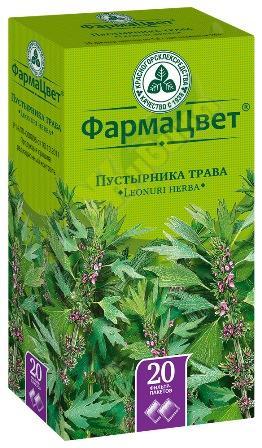 Изображение товара Пустырника трава 1,5г ф/пак. №20 /красногорсклексредства/