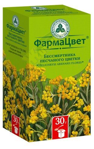 Изображение товара Бессмертника песчаного цветки 30г /красногорсклексредства/