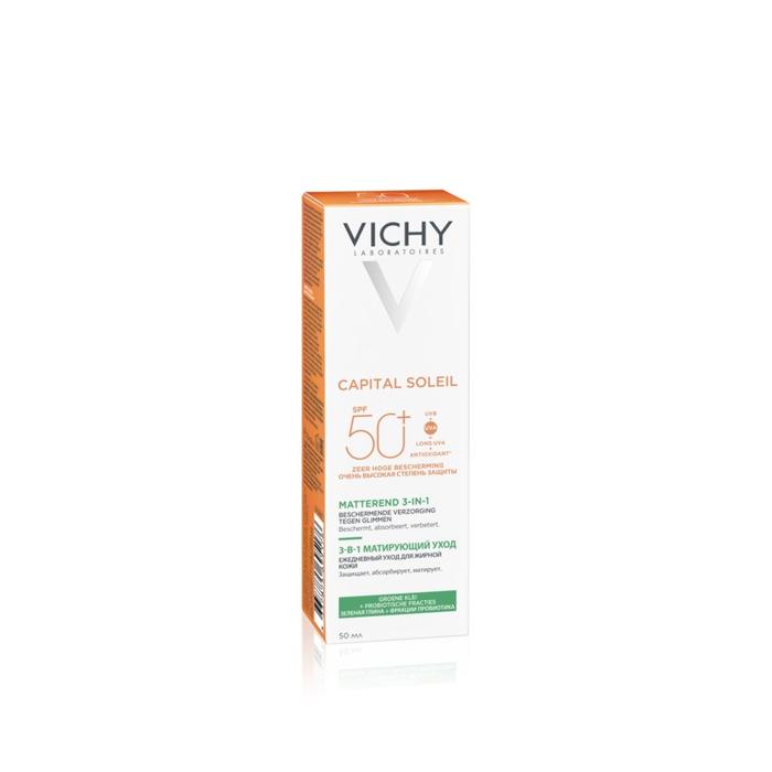 Изображение товара VICHY Капиталь солей матирующий уход 50 мл spf50 для жирной кожи