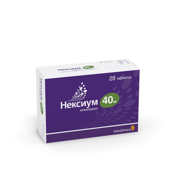 Изображение товара Нексиум 40 мг таблетки от гастроэзофагеальной рефлюксной болезни 28 шт