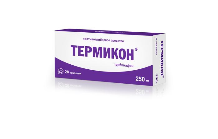 Изображение товара Термикон таб 250мг №28 для лечения микозов