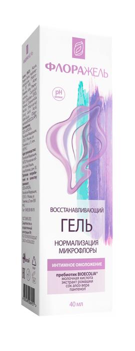 Изображение товара ФЛОРАЖЕЛЬ гель для интимной гигиены восстанавливающий для нормализации микрофлоры 40мл