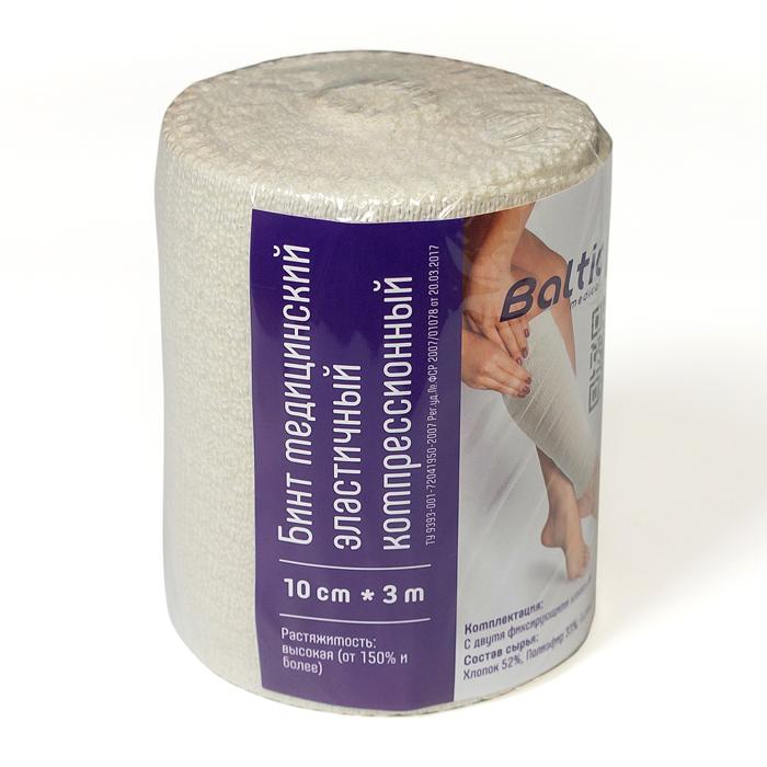 Изображение товара Эластичный бинт Baltic Medical 10смх300см высокого растяжения