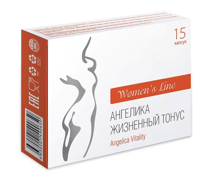Изображение товара АНГЕЛИКА Жизненный тонус капсулы №15 для женской линии здоровья