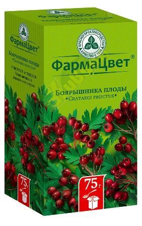 Изображение товара Боярышника плоды 75г /красногорсклексредства/