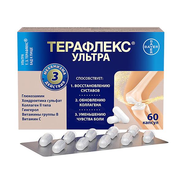 Изображение товара ТЕРАФЛЕКС Ультра капс. №60 для здоровья суставов