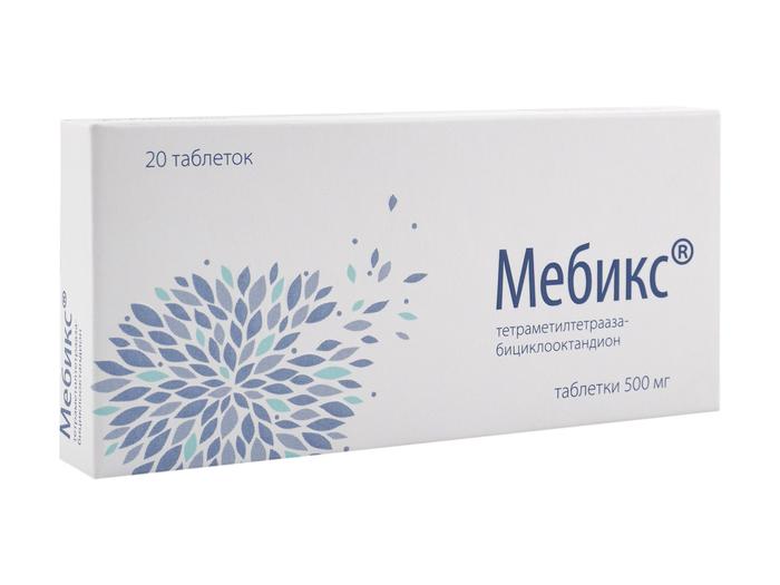 Изображение товара Мебикс таб 500мг №20 для лечения неврозов и тревожности