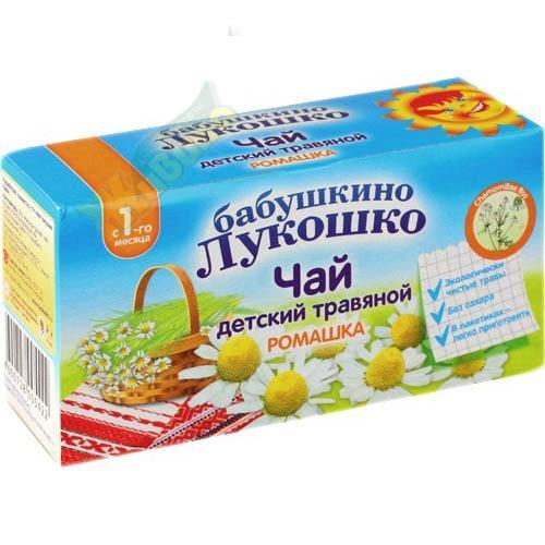 Изображение товара БАБУШКИНО ЛУКОШКО чай дет. 1г ф/пак. №20 ромашка