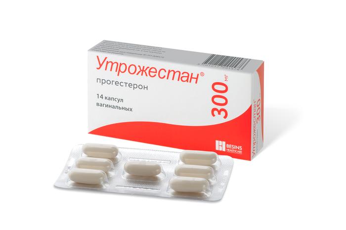 Изображение товара Утрожестан вагинальные капсулы 300 мг для поддержки беременности и гормональной терапии