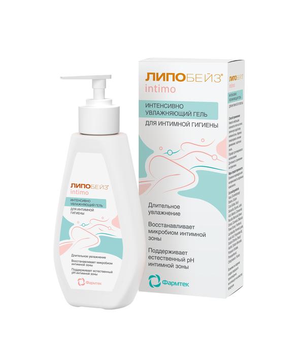 Изображение товара ЛИПОБЕЙЗ Интимо гель для интимной гигиены интенсивно увлажняющий 200мл