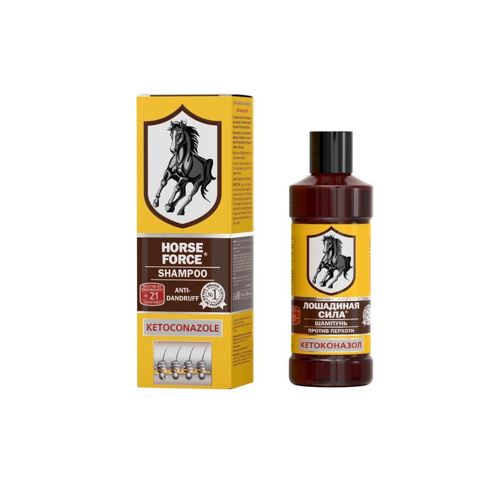 Изображение товара ЛОШАДИНАЯ СИЛА шампунь против перхоти с кетоконазолом 250мл