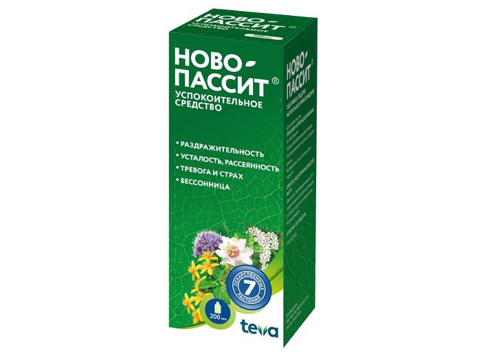 Изображение товара Ново-пассит раствор для внутреннего применения 200 мл натуральное средство от нервных расстройств