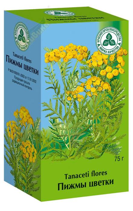 Изображение товара Пижмы цветки 75г натуральное средство для глистов и желчного пузыря