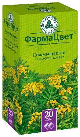 Изображение товара Пижмы цветки 1, 5г ф/пак. No20 - натуральное антигельминтное и желчегонное средство