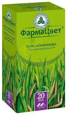 Изображение товара Аира корневище 1,5г ф/пак. №20 - фитопрепарат для улучшения пищеварения