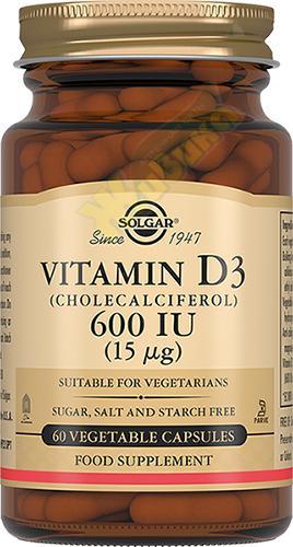 Изображение товара СОЛГАР Витамин D3 капс. 600ме №60