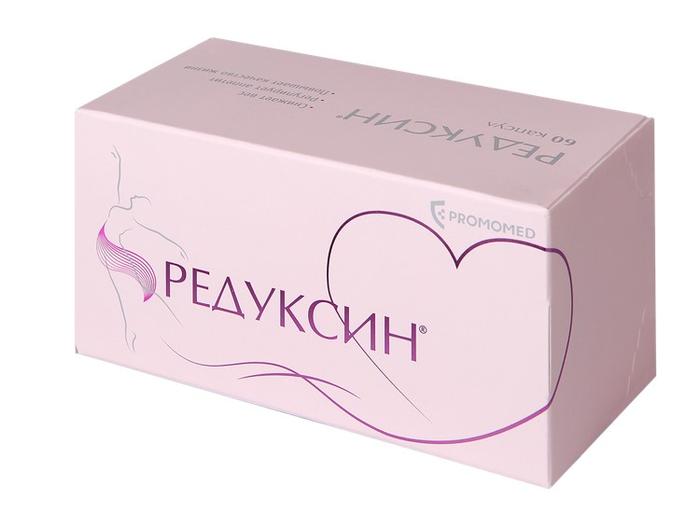 Изображение товара Редуксин капсулы 10 мг + 158,5 мг №60 для снижения веса спокойным и безопасным методом
