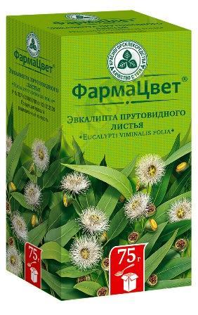 Изображение товара Эвкалипта лист 75г красногорсклексредства для лечения верхних дыхательных путей