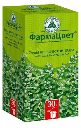 Изображение товара Эрвы шерстистой трава 30 г для лечения отека и инфекций почек Красногорсклесредица