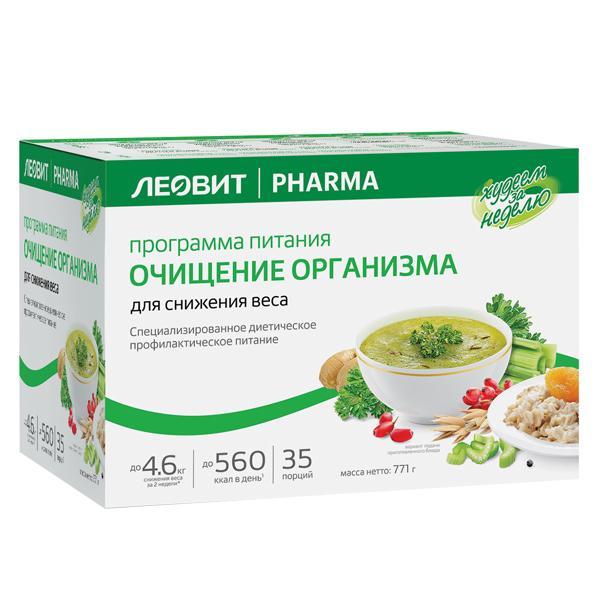 Изображение товара ЛЕОВИТ худеем за неделю программа питания очищение организма 771г