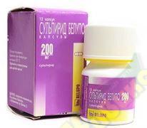 Изображение товара Сульпирид 200 мг капсулы №12 для лечения психических расстройств