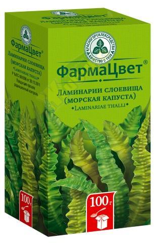 Изображение товара Морская капуста ламинария 100г натуральное средство для здоровья кишечника и щитовидной железы