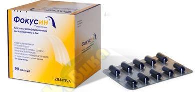Изображение товара Фокусин капсулы с модифицированным высвобождением 0,4 мг №90 для лечения гиперплазии предстательной