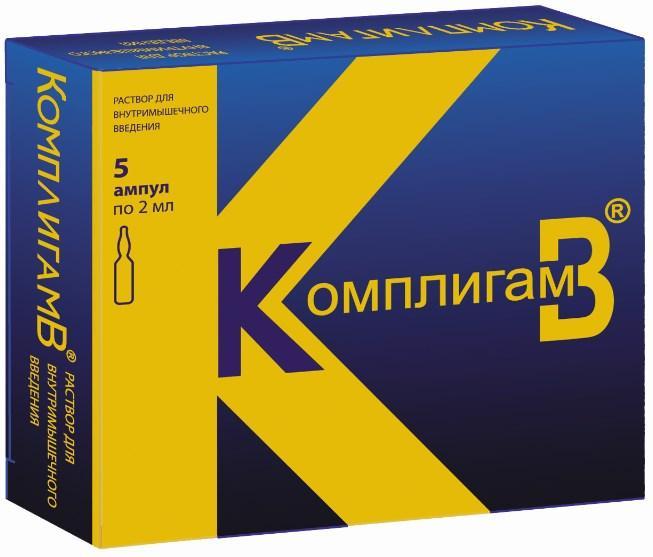 Изображение товара КомплигамВ 2мл амп. №5 - эффективное средство для лечения нервной системы