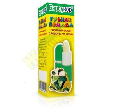 Изображение товара Гигиеническая помада с барсучьим жиром для защиты и заживления губ