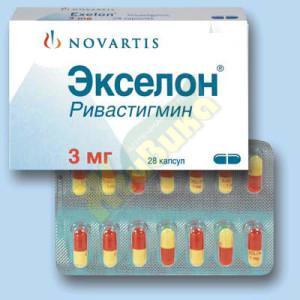 Изображение товара Экселон капсулы 3мг №28 для лечения деменции и болезни Паркинсона