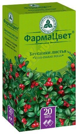 Изображение товара Брусники лист 1,5г ф/пак. №20 /красногорсклексредства/