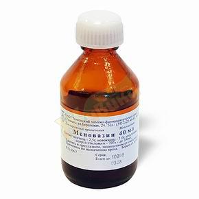 Изображение товара Меновазин р-р д/наруж.прим. спиртовой 40мл фл (Бензокаин + Прокаин + Левоментол)