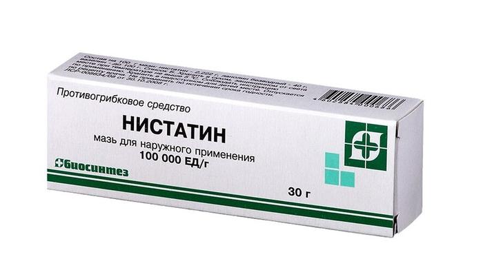 Изображение товара Нистатиновая мазь 100000 ЕД/г 30г для лечения кандидоза кожи