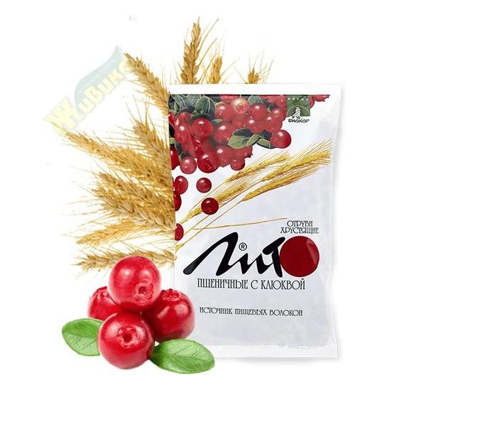 Изображение товара ЛИТО отруби пшеничные с клюквой 200г - натуральная добавка для здоровья кишечника