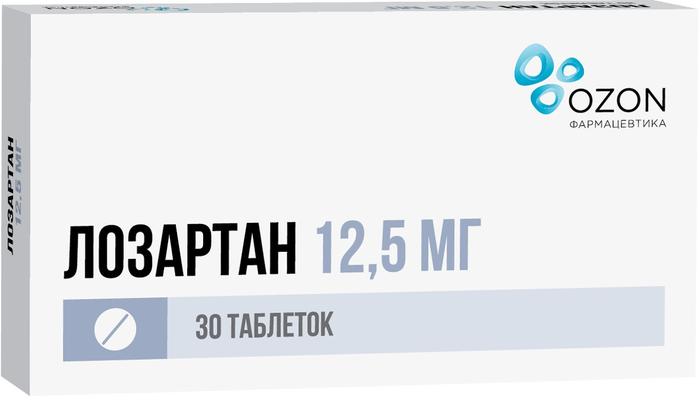 Изображение товара Лозартан 12,5 мг - эффективное средство для контроля давления