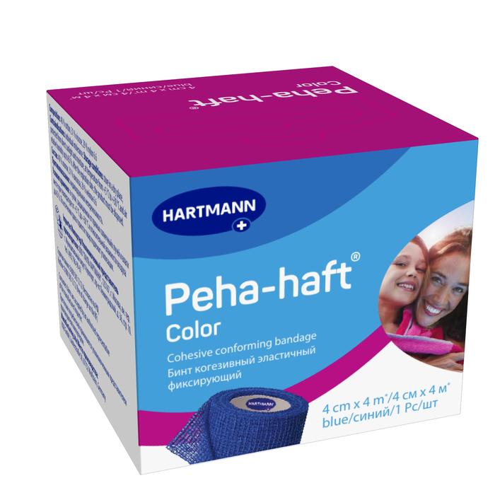 Изображение товара ХАРТМАНН Пеха-хафт бинт самофикс. синий 0,04мx4,0м (Hartmann)