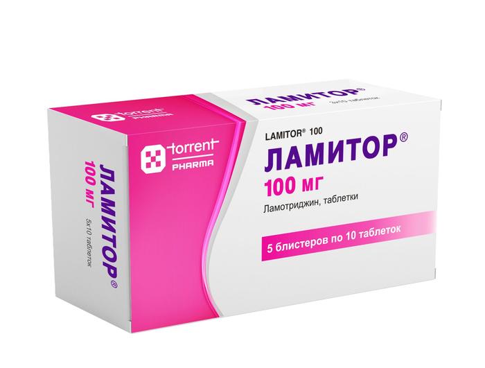 Изображение товара Ламитор таб 100мг №50 (Ламотриджин)